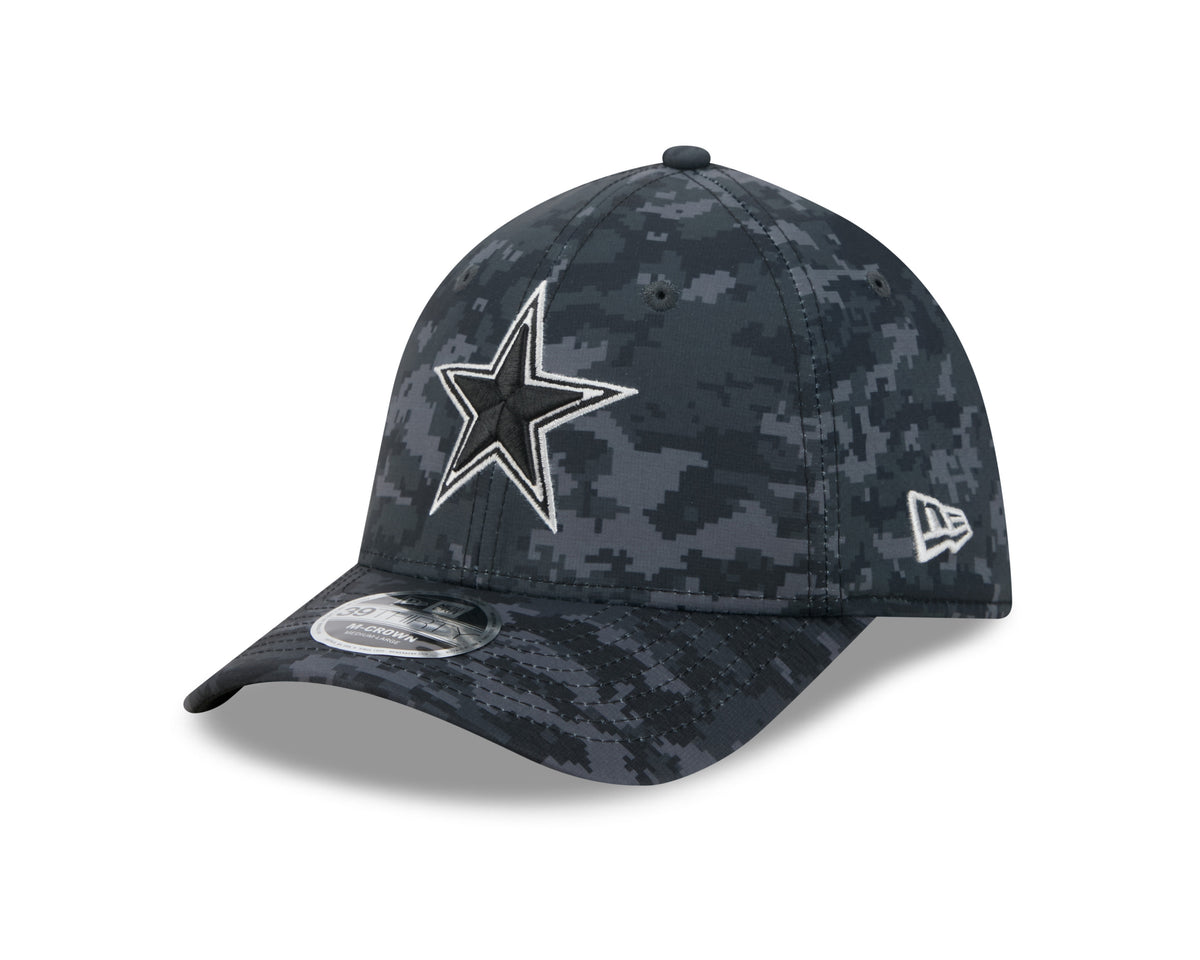 NFL Dallas Cowboys New Era 2026 Salute to Service 39THIRTY Flex Fit Hat- Black