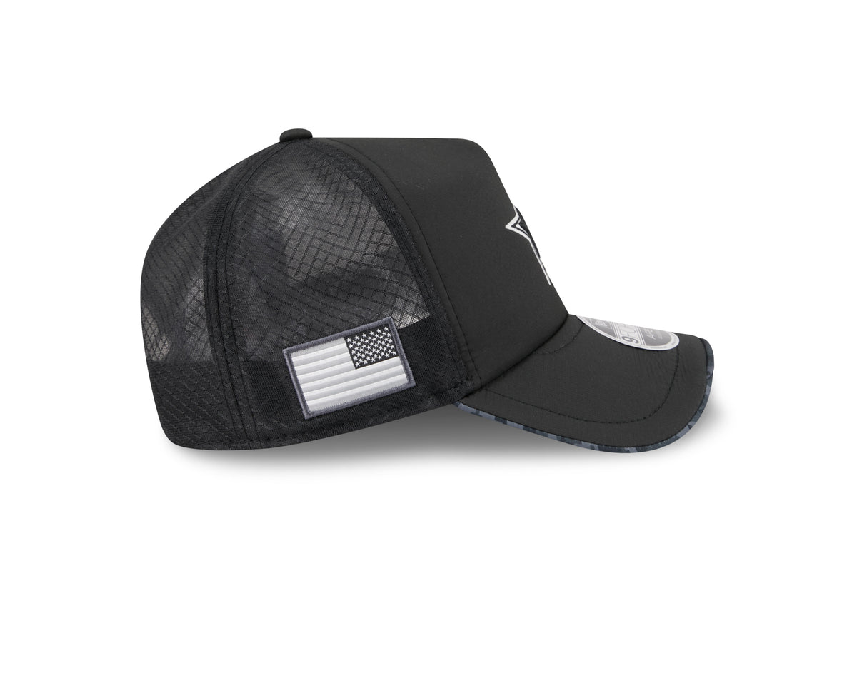 NFL Dallas Cowboys New Era 2026 Salute to Service 9FORTY Apex Snapback Hat- Black