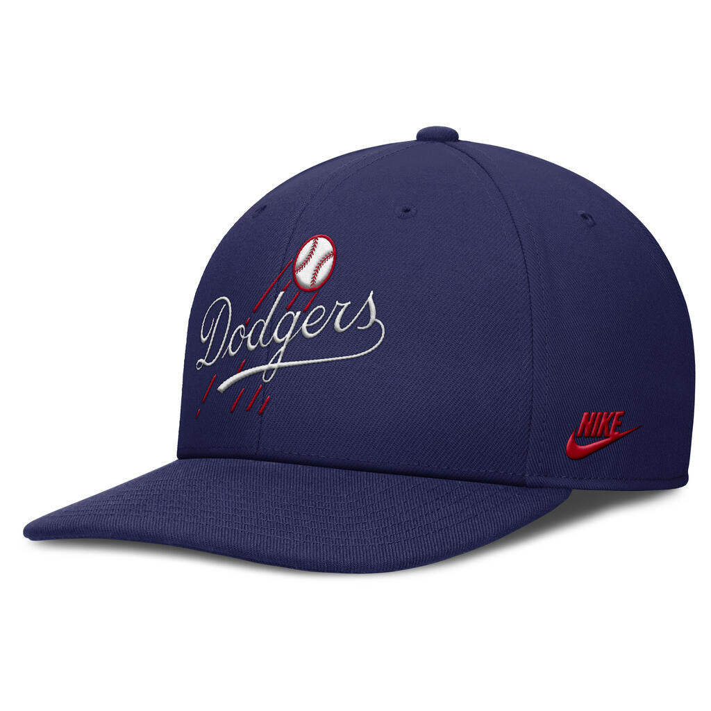 MLB Los Angeles Dodgers Nike Coopertsown Dri-Fit Snapback Hat - Blue