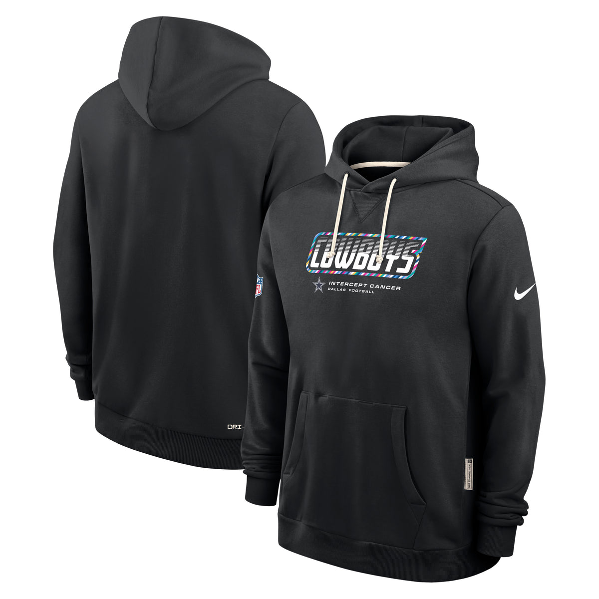 NFL Dallas Cowboys Nike 2026 Crucial Catch Standard Issue Hoodie- Black
