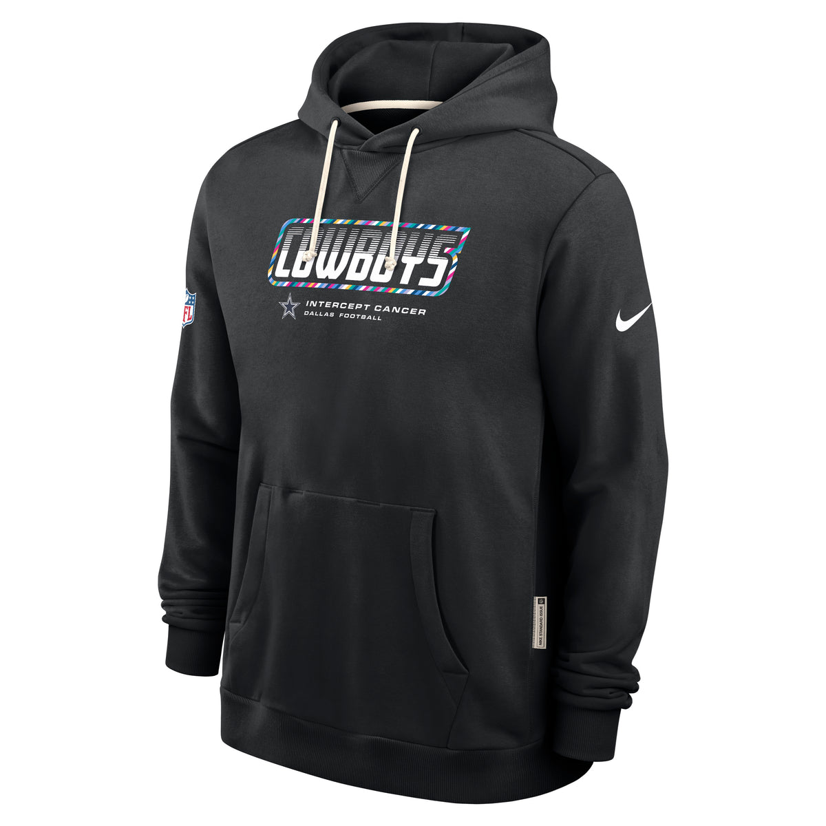 NFL Dallas Cowboys Nike 2026 Crucial Catch Standard Issue Hoodie- Black