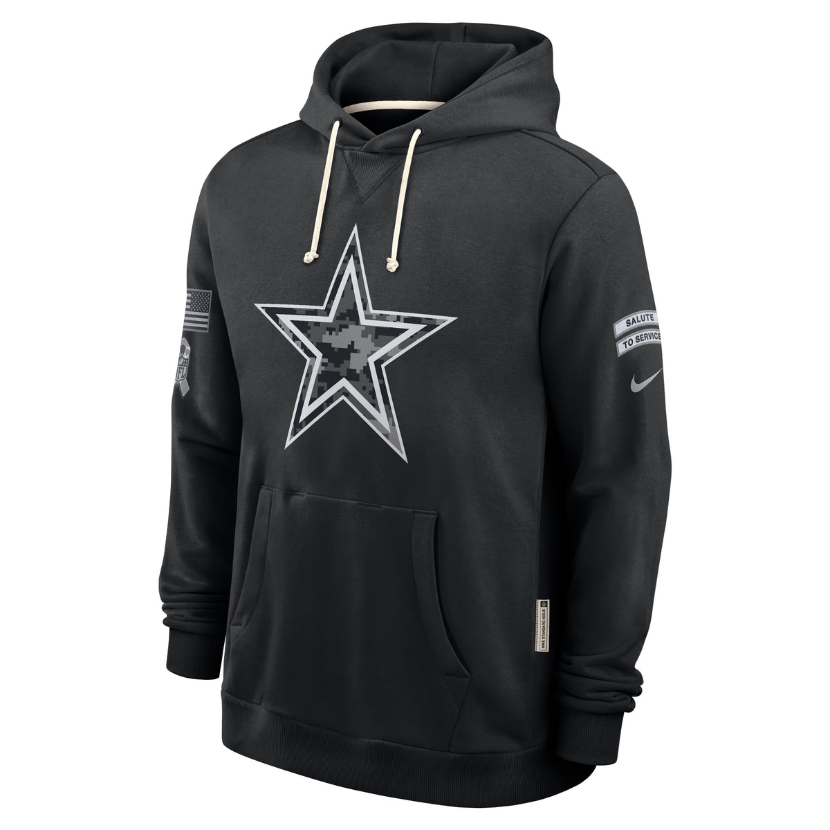 NFL Dallas Cowboys Nike 2026 Salute to Service Hoodie- Black