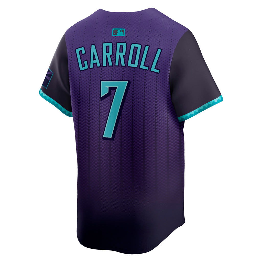 MLB Arizona Diamondbacks Corbin Carroll Nike 2025 City Connect Limited Jersey - Purple