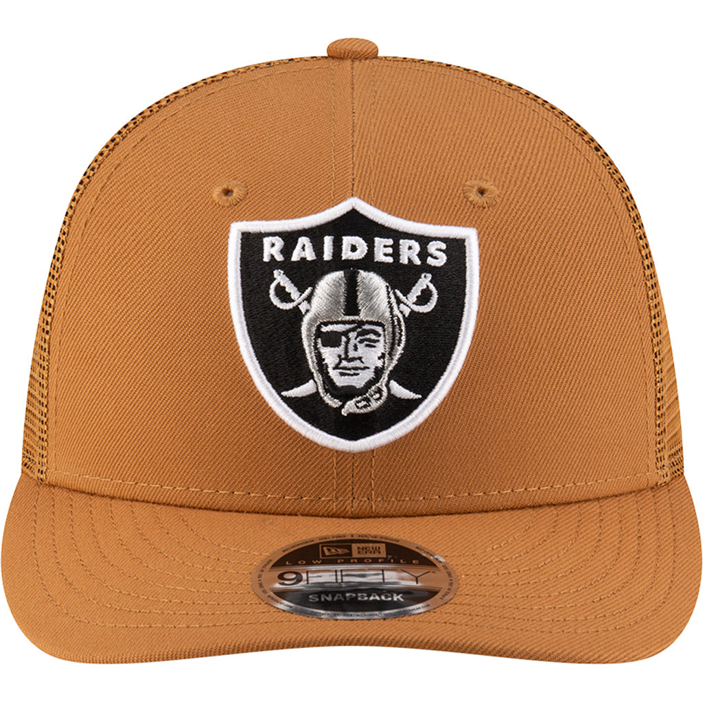 NFL Las Vegas Raiders Bronze Low Profile 9FIFTY Snapback Hat - Bronze