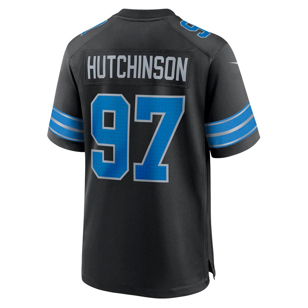 NFL Detroit Lions Aidan Hutchinson Nike Alternate Game Jersey - Black
