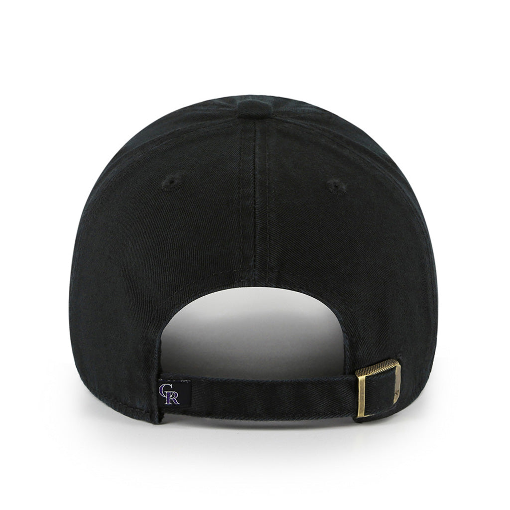 MLB Colorado Rockies '47 Clean Up Adjustable Hat - Black