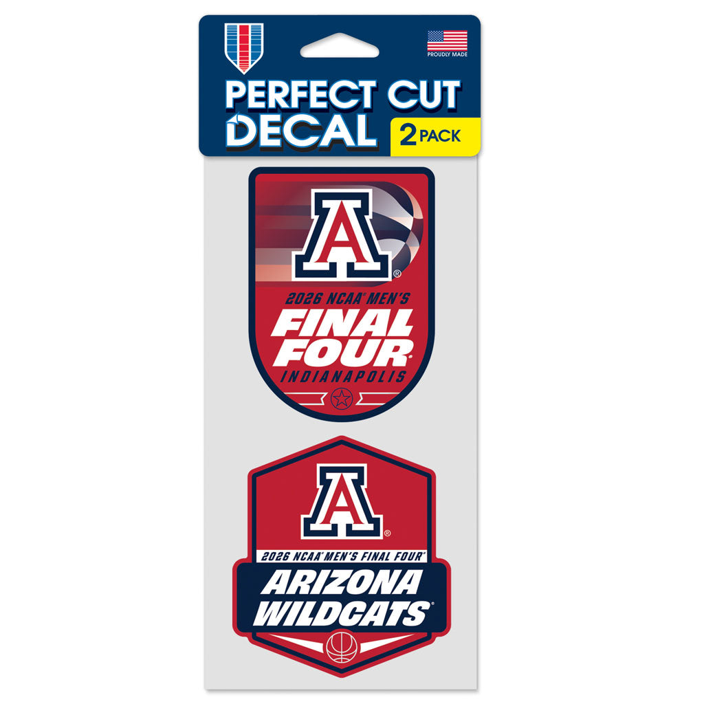 NCAA Arizona Wildcats WinCraft 2026 Final Four 4x8 2 Pack Decal