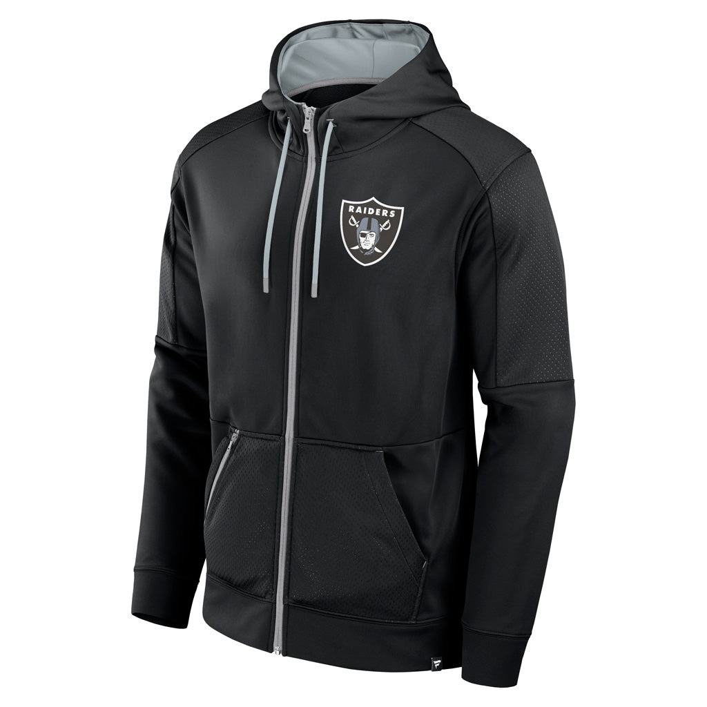 NFL Las Vegas Raiders Fanatics Defender Full Zip Hoodie