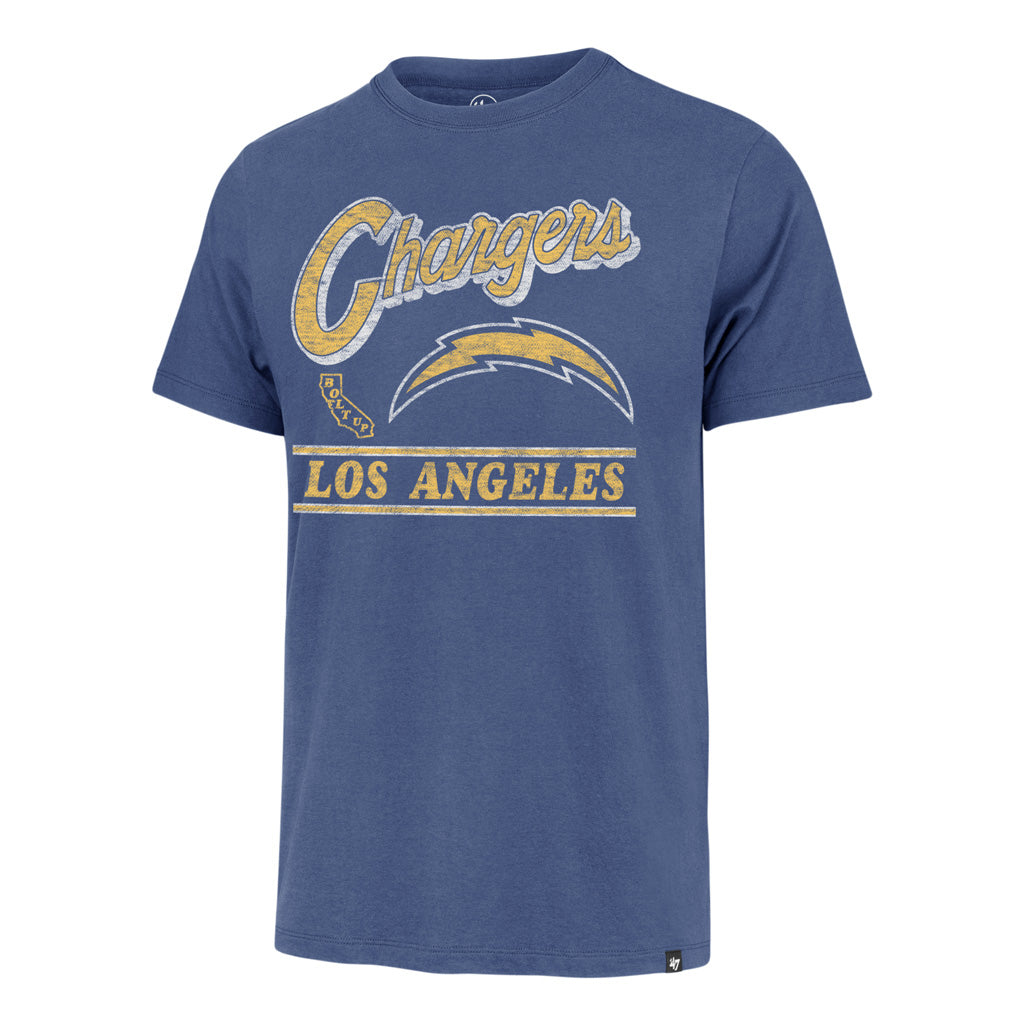 NFL Los Angeles Chargers '47 Fly By Franklin T-Shirt - Blue