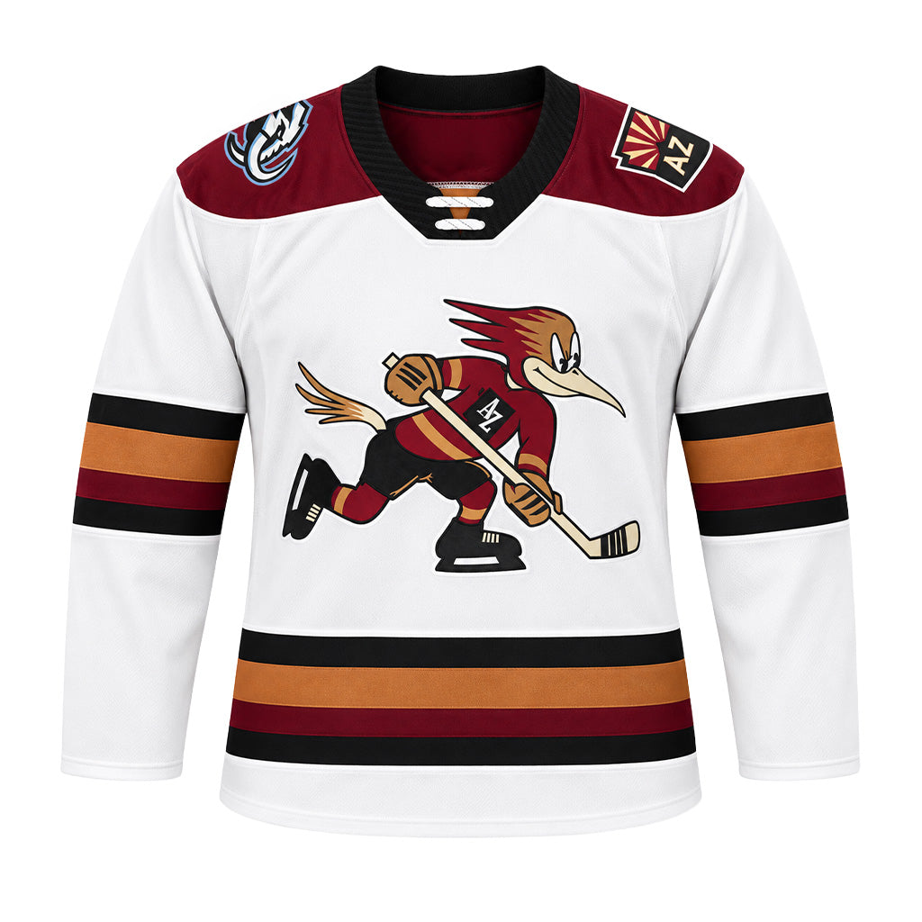 AHL Tucson Roadrunners CCM 2026 Away Replica Jersey- White
