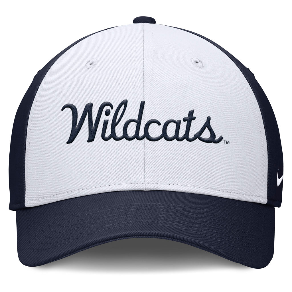 NCAA Arizona Wildcats Nike Script Structured Adjustable Hat - White