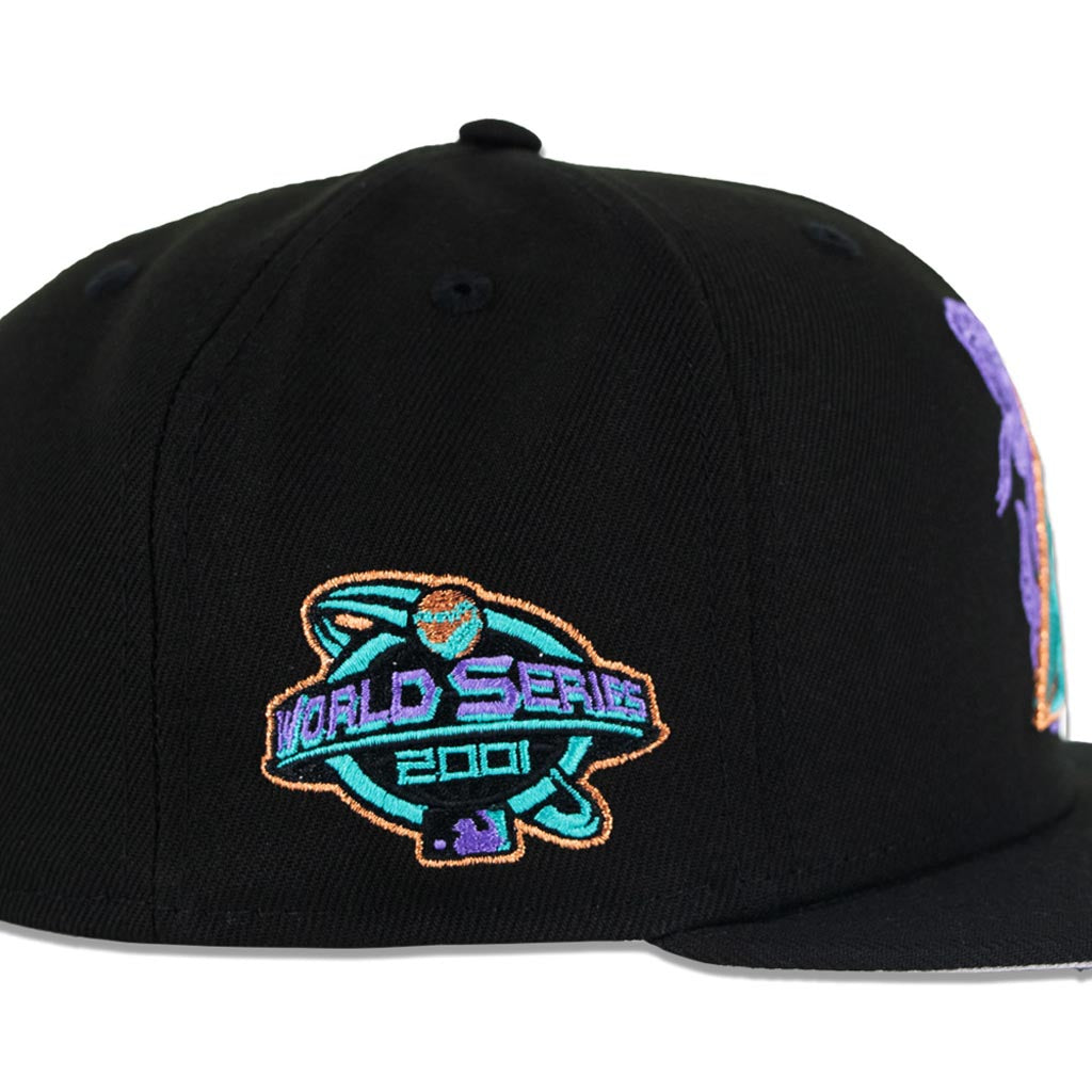 MLB Arizona Diamondbacks New Era Double Vision 59FIFTY Fitted Hat - Black