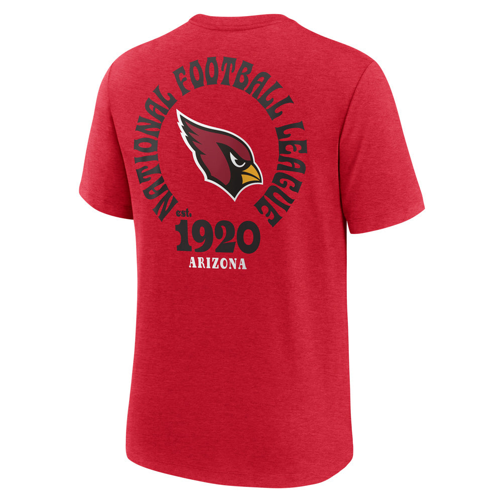 NFL Arizona Cardinals Nike 2-Hit Tri-Blend T-Shirt - Red