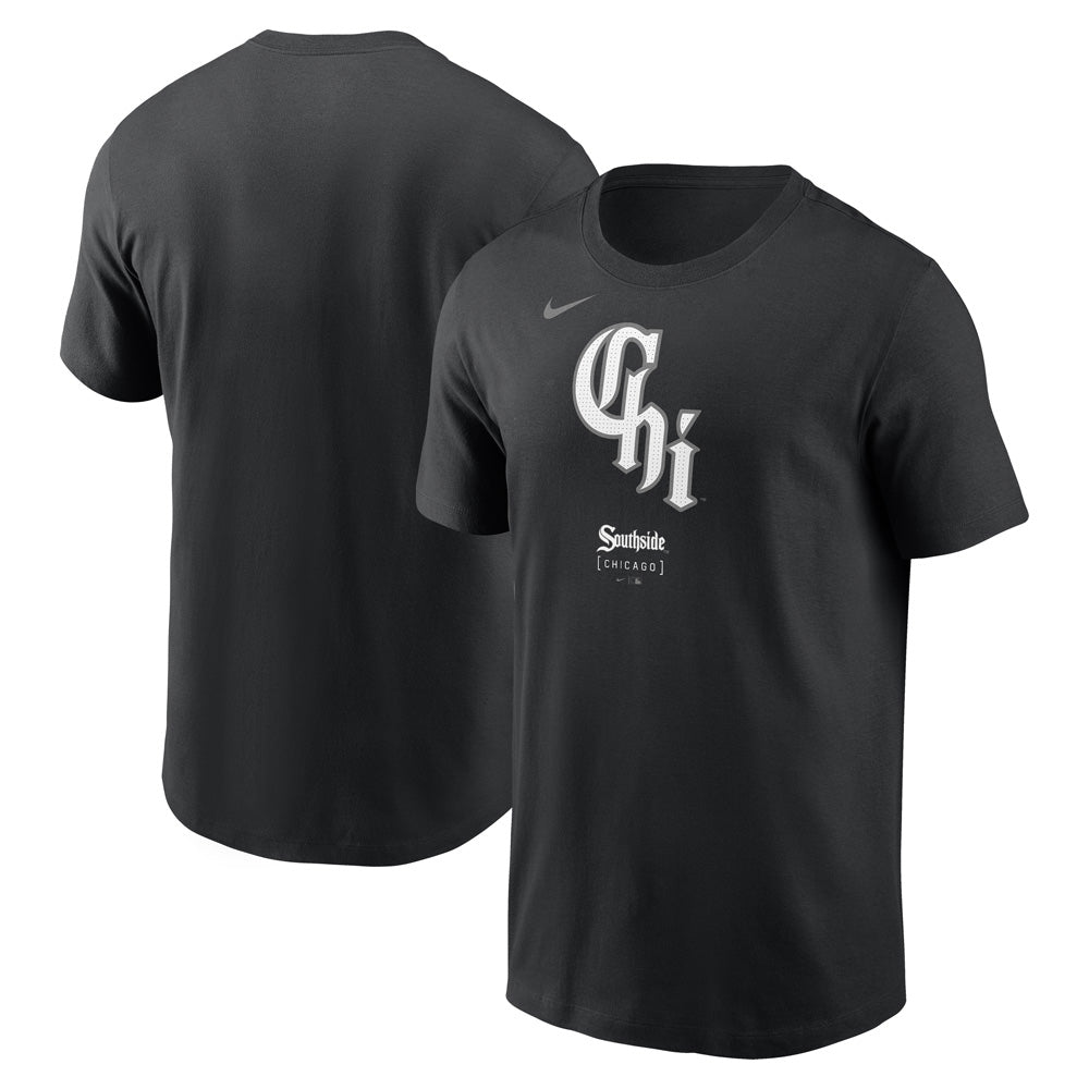 MLB Chicago White Sox Nike City Connect Logo Essential T-Shirt - Black