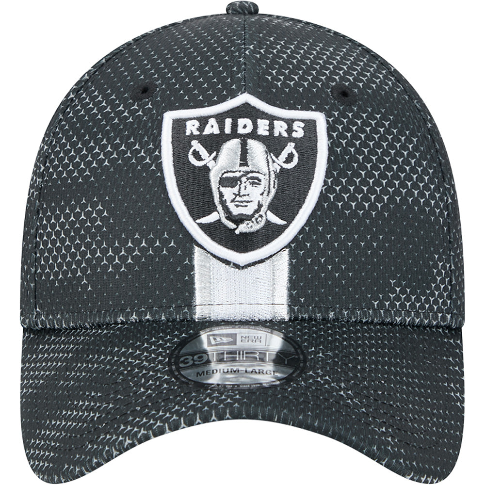 NFL Las Vegas Raiders New Era 2024/25 Sideline 39THIRTY Flex Fit Hat - Black
