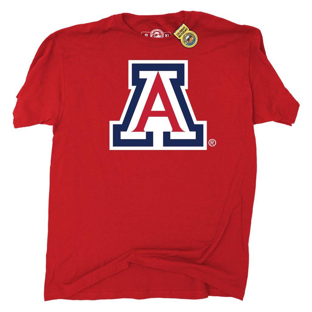 NCAA Arizona Wildcats The Duck Company Primary T-Shirt - Red