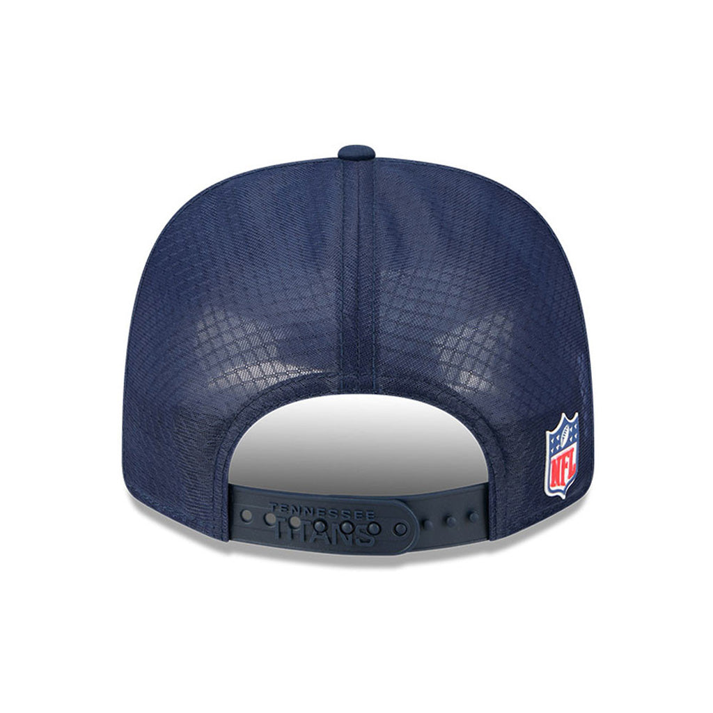 NFL Tennessee Titans New Era 2025 Sideline 9SEVENTY Stretch-Snapback Hat - Navy