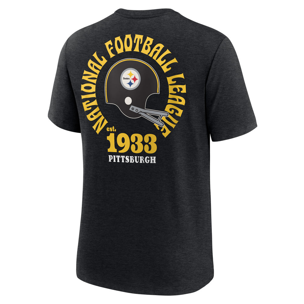 NFL Pittsburgh Steelers Nike 2-Hit Tri-Blend T-Shirt - Black
