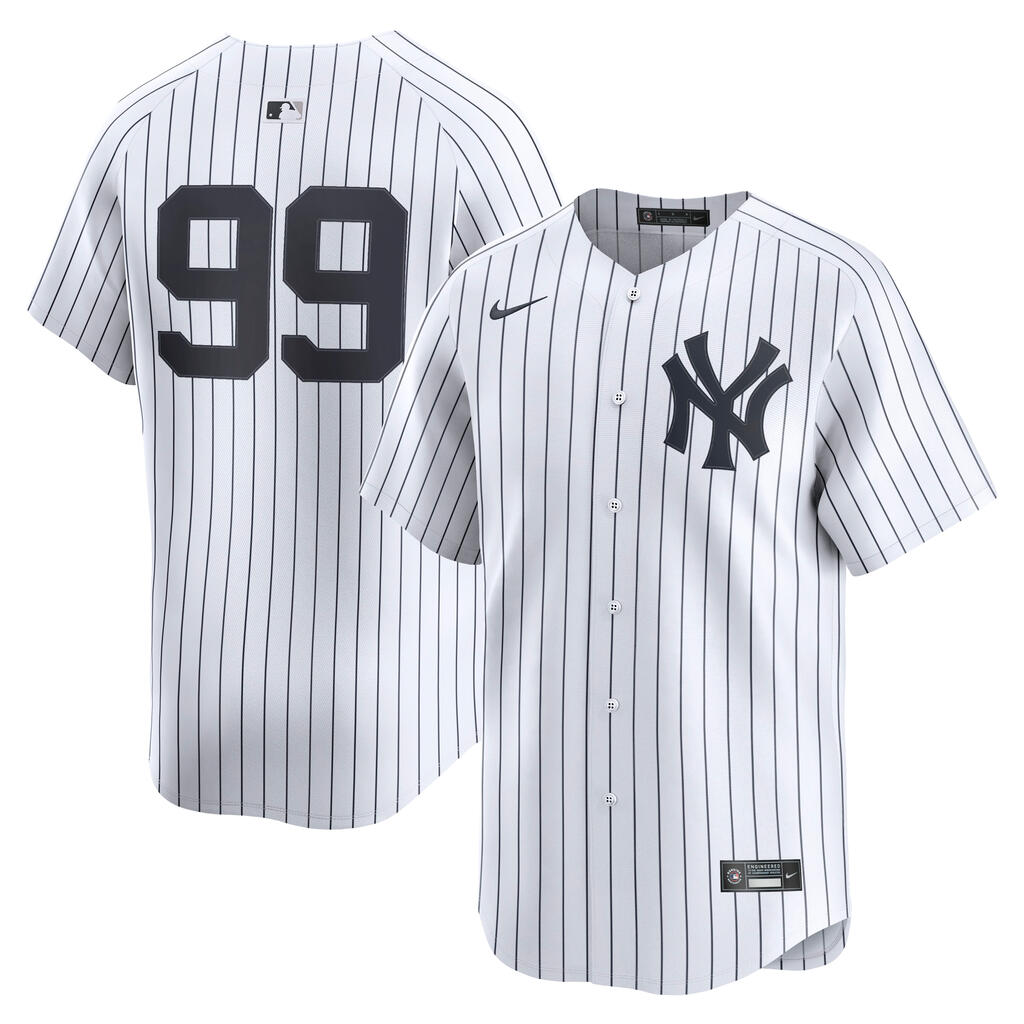 MLB New York Yankees Aaron Judge Nike Home Limited Jersey - White