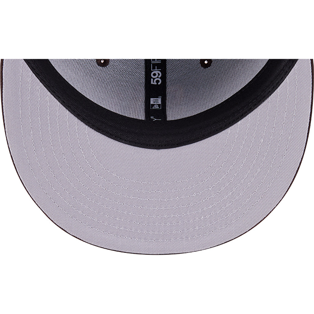 MLB San Diego Padres New Era Neon 59FIFTY Fitted Hat - Brown