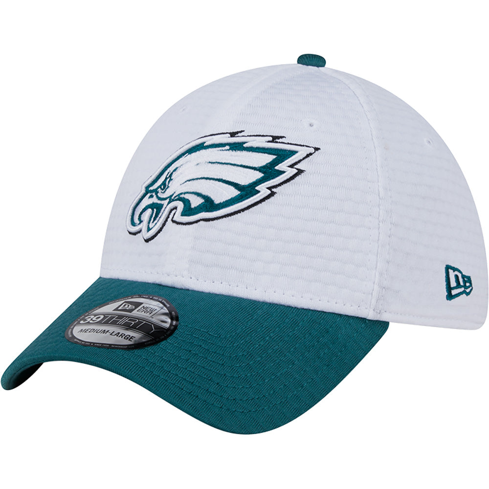NFL Philadelphia Eagles New Era 2024 Training 39THIRTY Flex Fit Hat - White