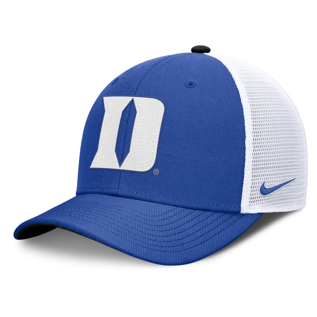 NCAA Duke Blue Devils Nike Primetime Trucker Snapback Hat - Blue