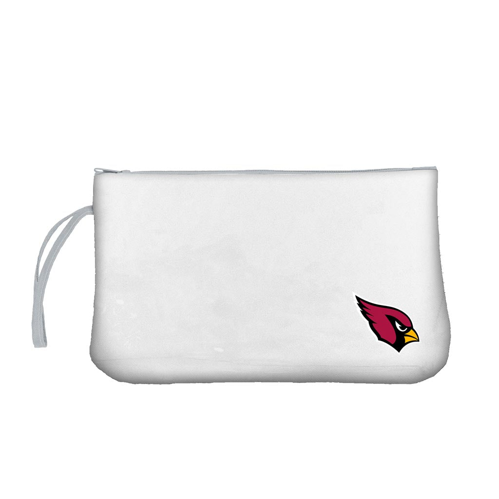 NFL Arizona Cardinals Logo Brands Clear Wristlet Bag - Clear