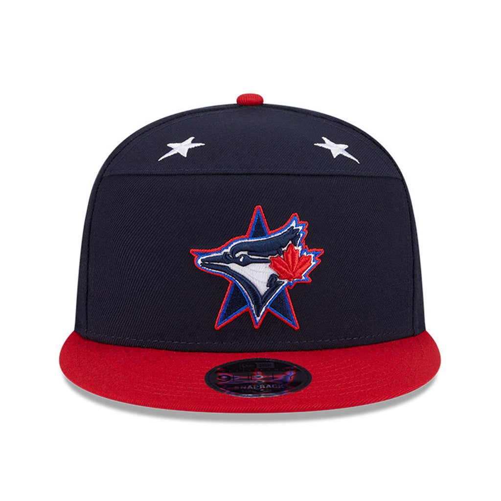 MLB Toronto Blue Jays New Era 2025 All Star Game Workout 9FIFTY Split Panel Snapback Hat - Navy