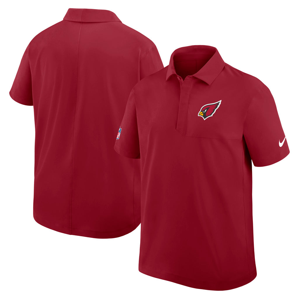 NFL Arizona Cardinals Nike 2025 Dri-Fit Sideline Woven Polo - Red