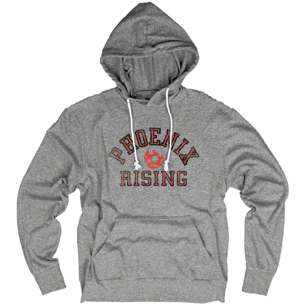 Phoenix Rising Blue 84 Fluffy Flapjacks Hoodie - Heather gray