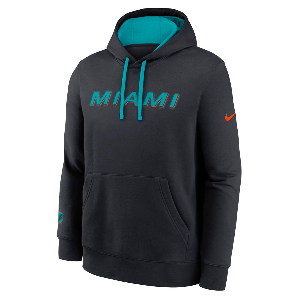 NFL Miami Dolphins Nike Rivalries Club Fleece Hoodie - Navy