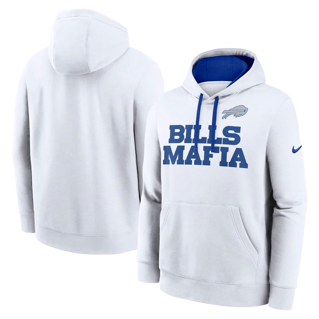 NFL Buffalo Bills Nike Rivalries Club Fleece Hoodie - White