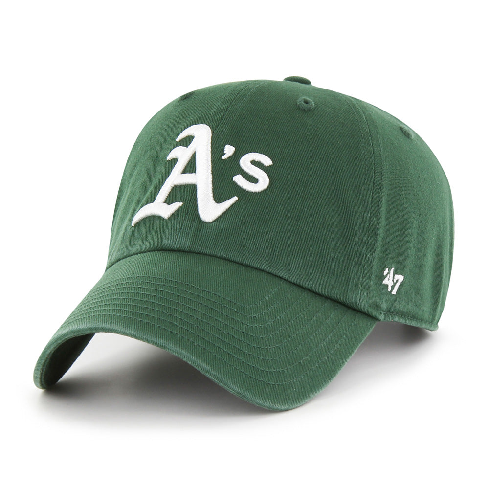 MLB Oakland Athletics &#39;47 Clean Up Adjustable Hat - Green