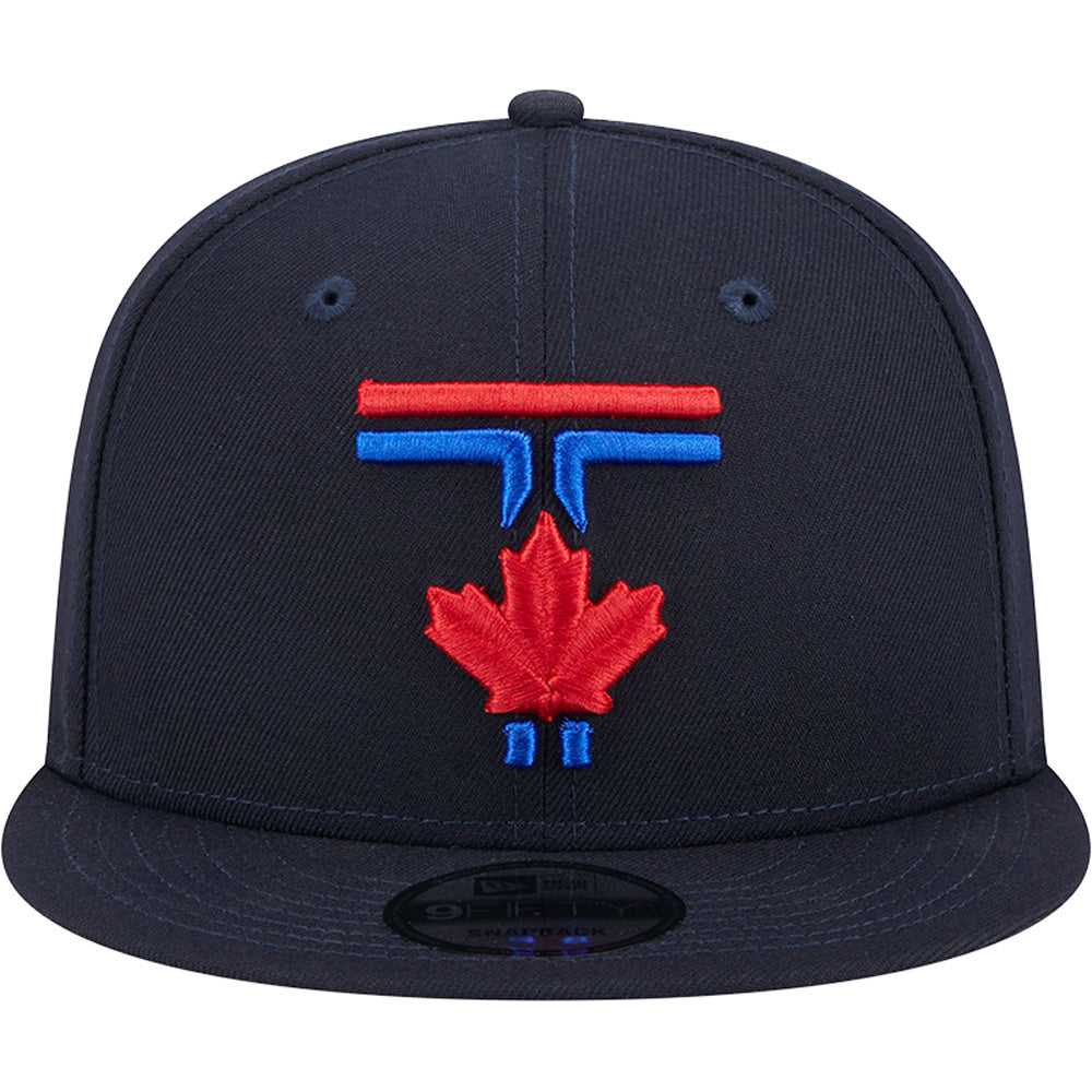 MLB Toronto Blue Jays New Era City Connect 9FIFTY Snapback Hat - Navy