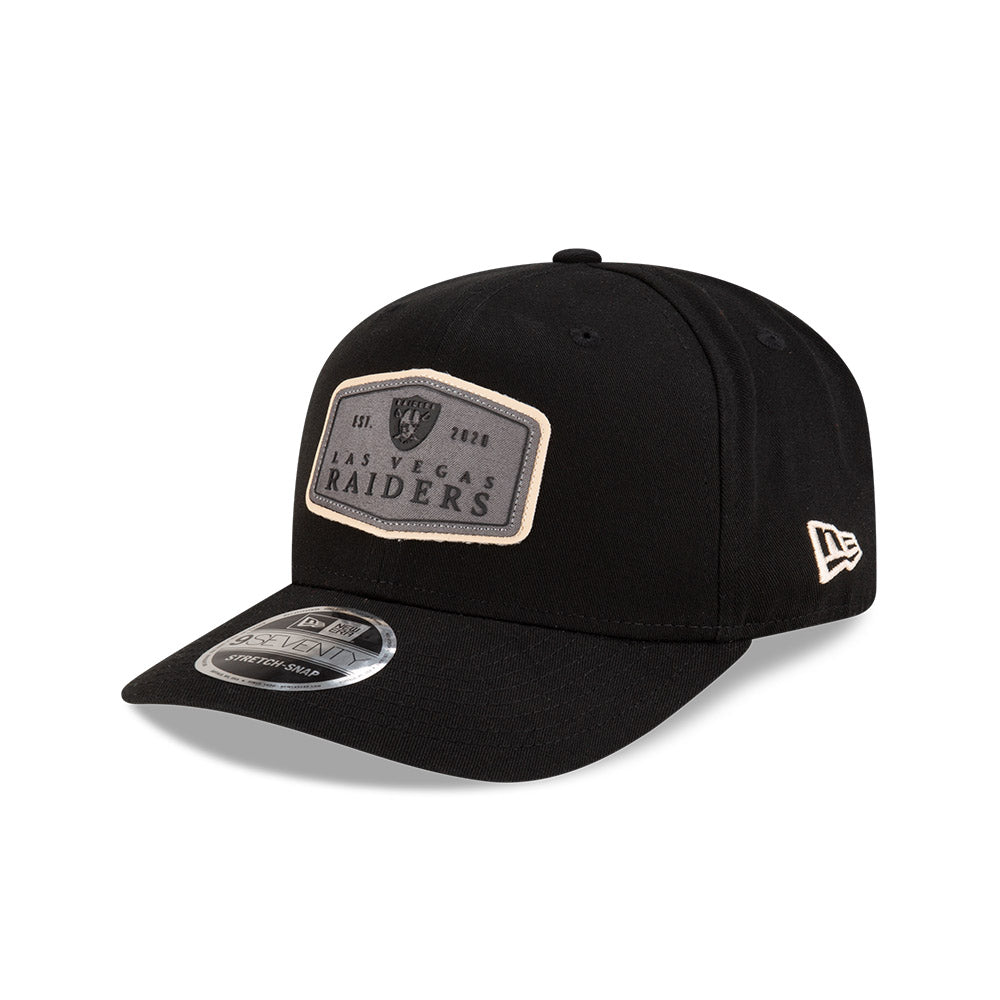 NFL Las Vegas Raiders Labeled 9SEVENTY Stretch-Snapback Hat - Black