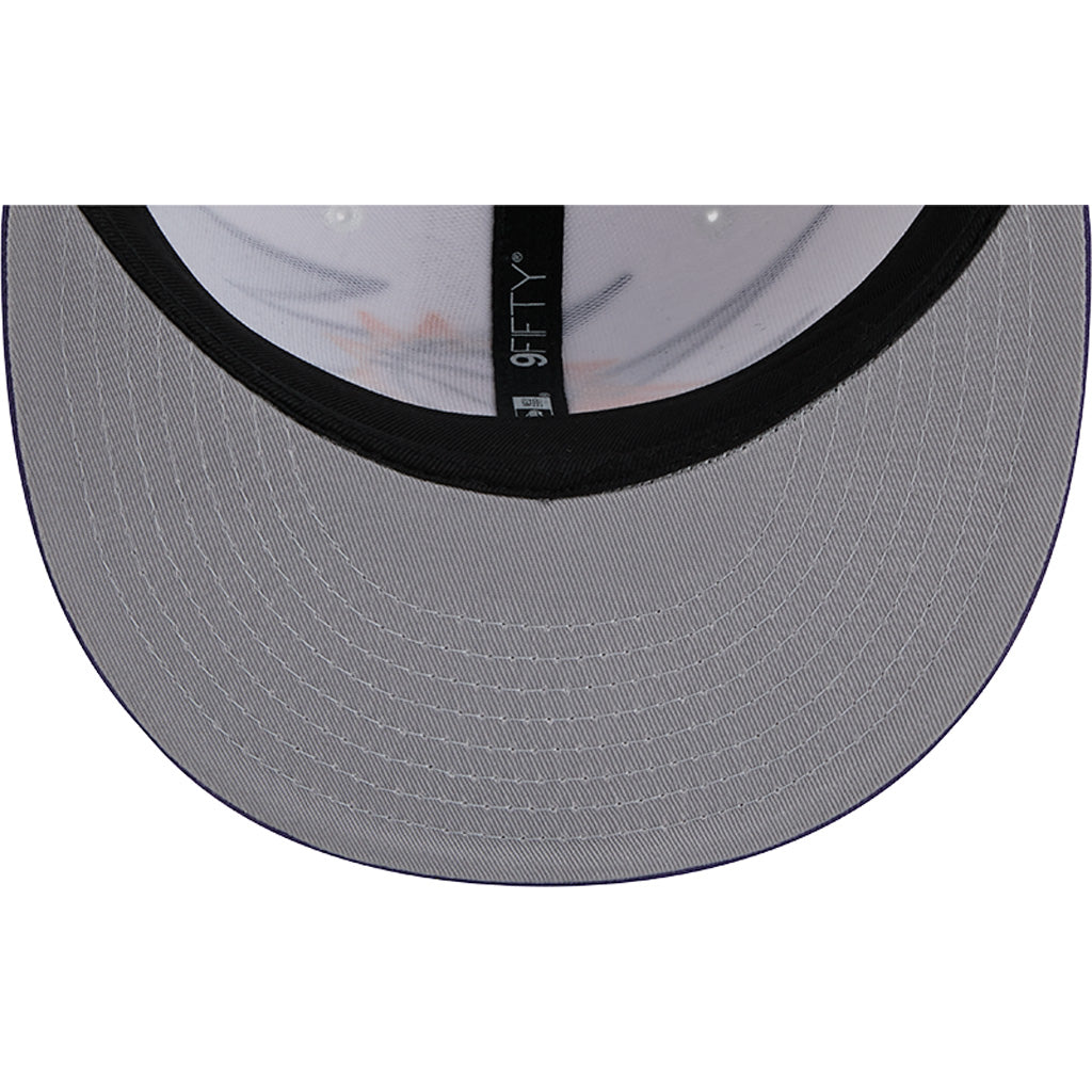 NBA Phoenix Suns New Era Jagged 9FIFTY Snapback Hat - White