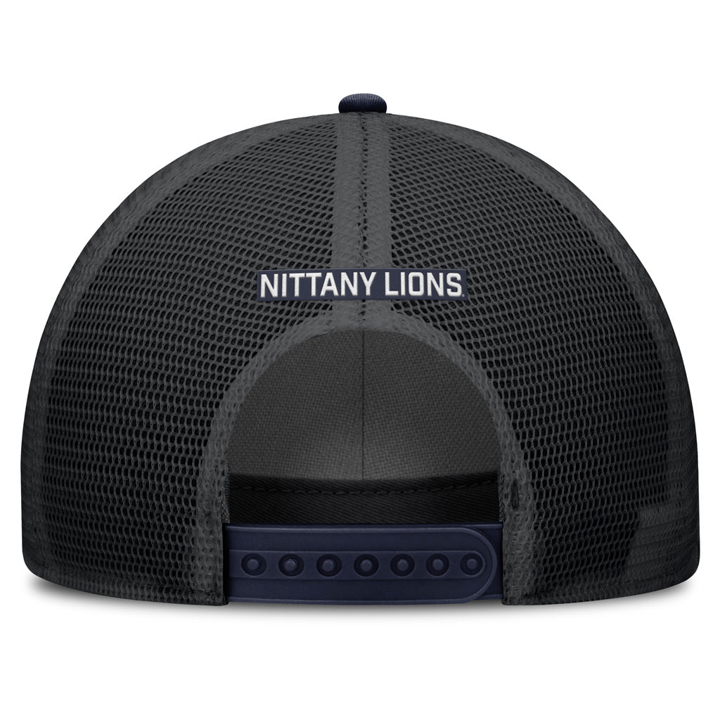 NCAA Penn State Nittany Lions Nike Primary Logo Snapback Trucker Hat - Navy