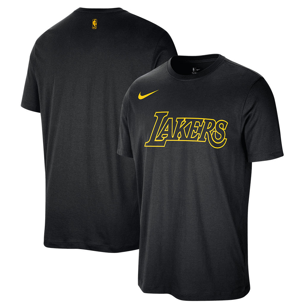 NBA Los Angeles Lakers Nike Essential Wordmark T-Shirt - Black