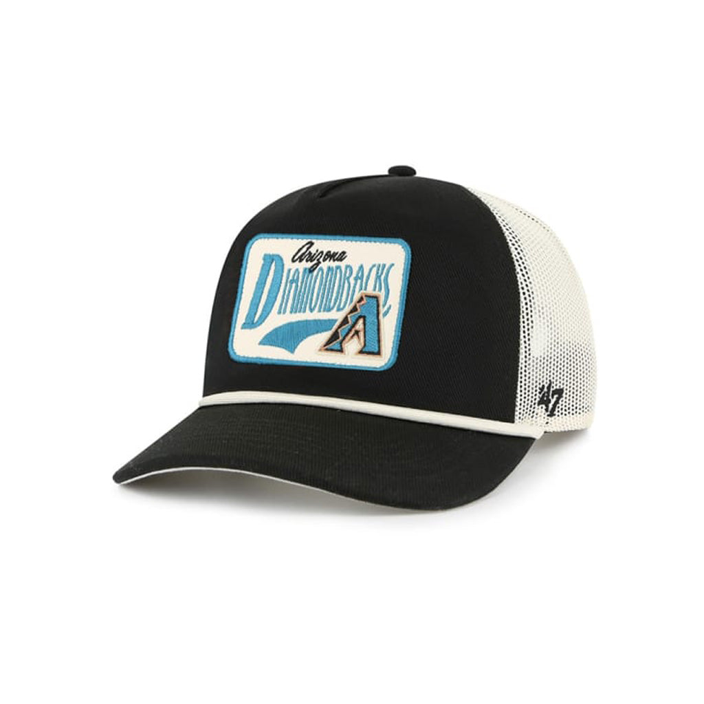 MLB Arizona Diamondbacks '47 Emmett Hitch Trucker Snapback Hat - Black