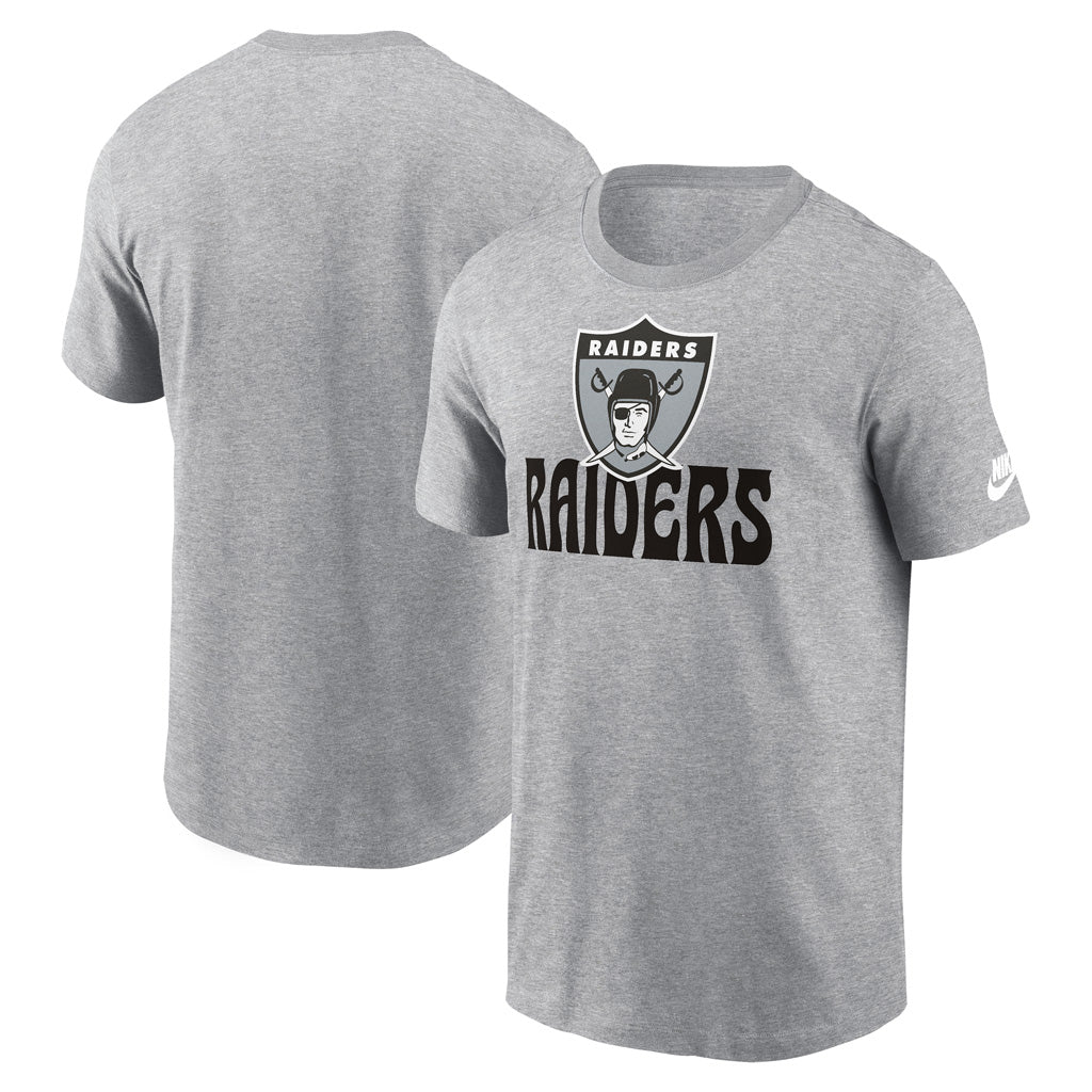 NFL Las Vegas Raiders Nike Groove Essential T-Shirt - Gray