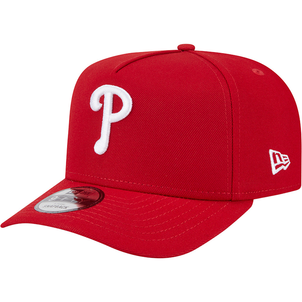 MLB Philadelphia Phillies New Era OTC 9FIFTY A-Frame Hat - Red