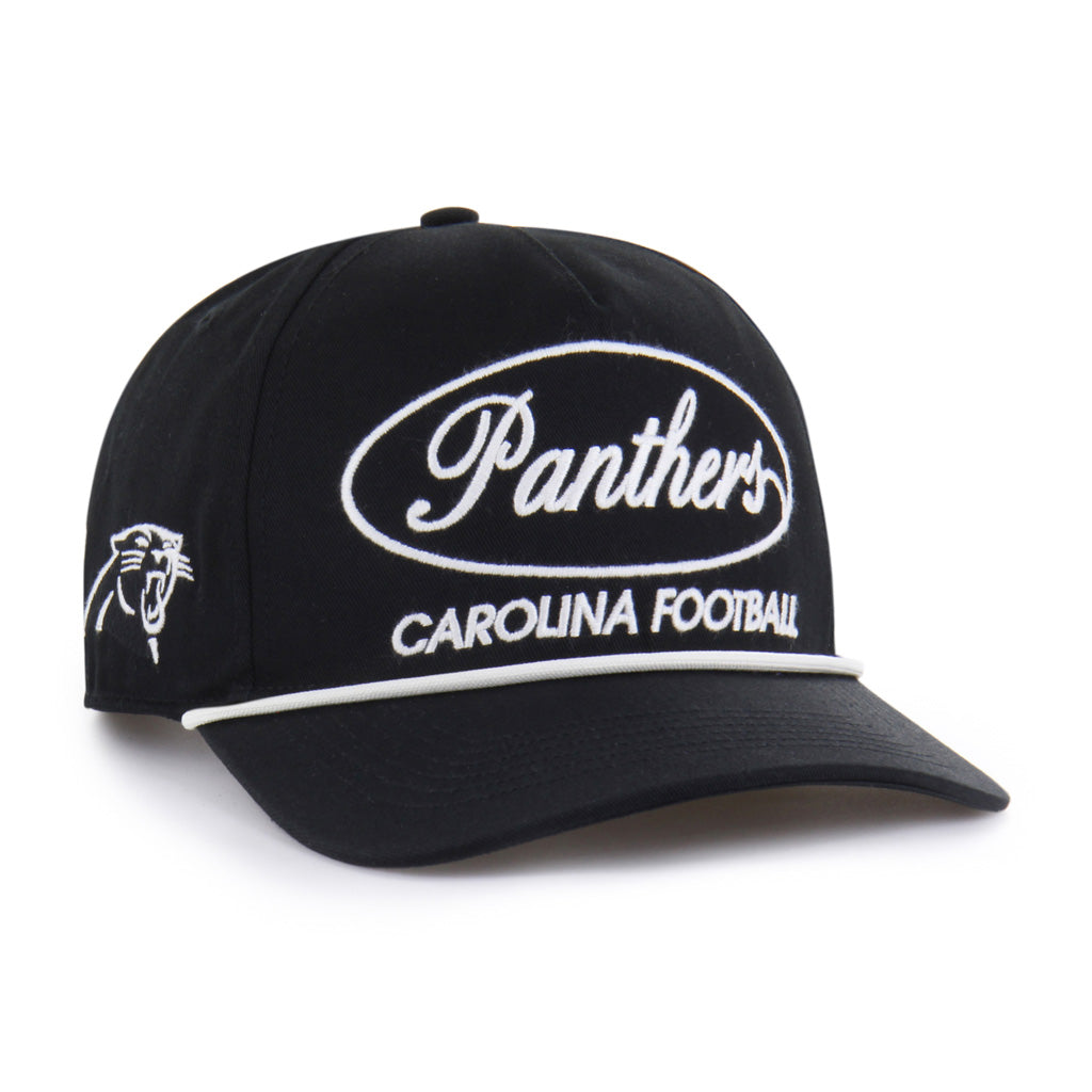NFL Carolina Panthers '47 Foundational Hitch Snapback Hat - Black