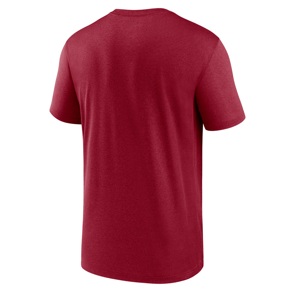 NCAA Alabama Crimson Tide Nike Shadow Logo Legend T-Shirt - Maroon