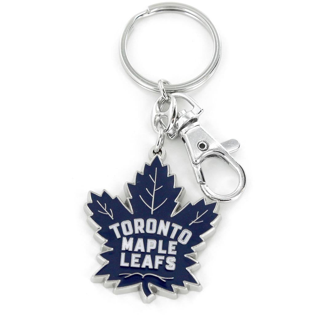 NHL Toronto Maple Leafs Aminco Logo Keychain - Blue