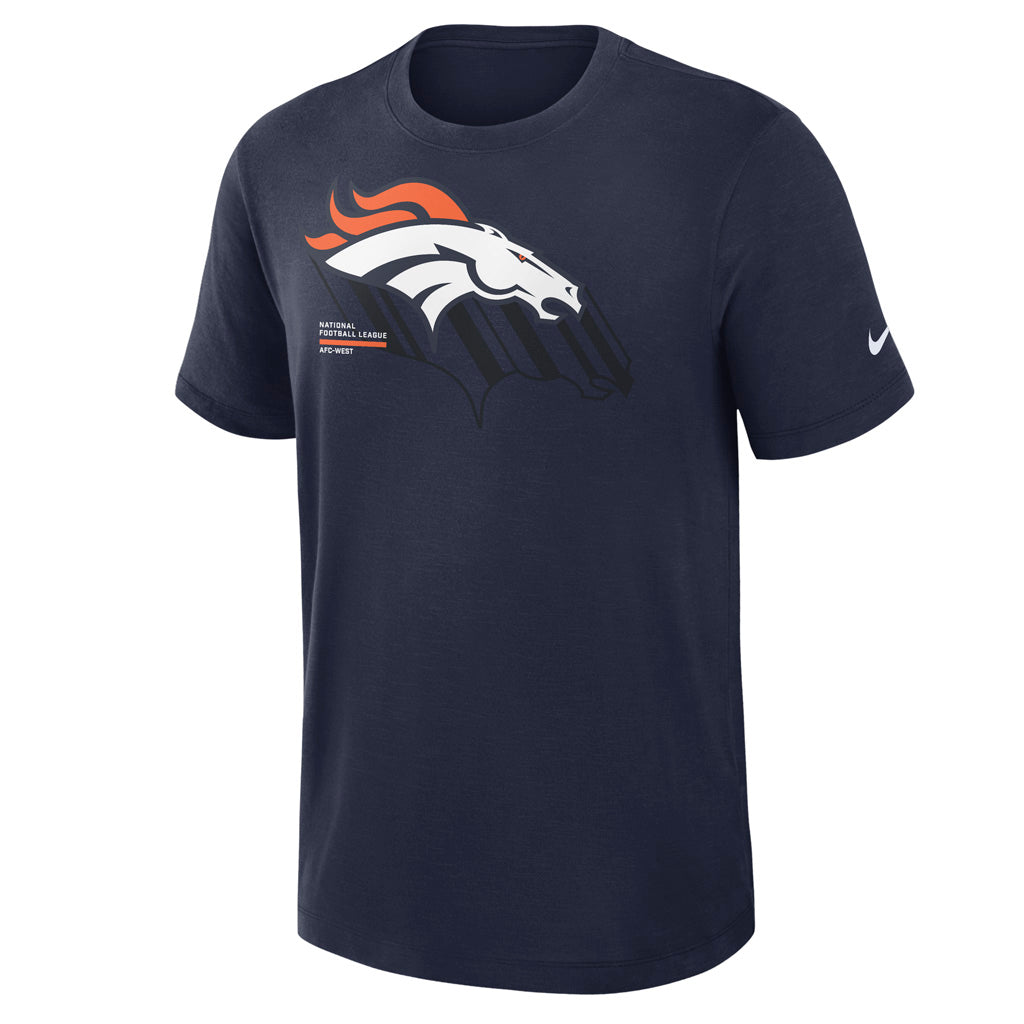 NFL Denver Broncos Nike Slub T-Shirt - Navy