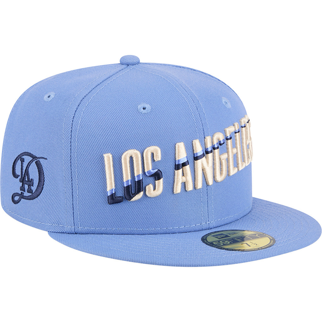 MLB Los Angeles Dodgers New Era City Connect Fan Pack 59FIFTY Fitted Hat - Blue