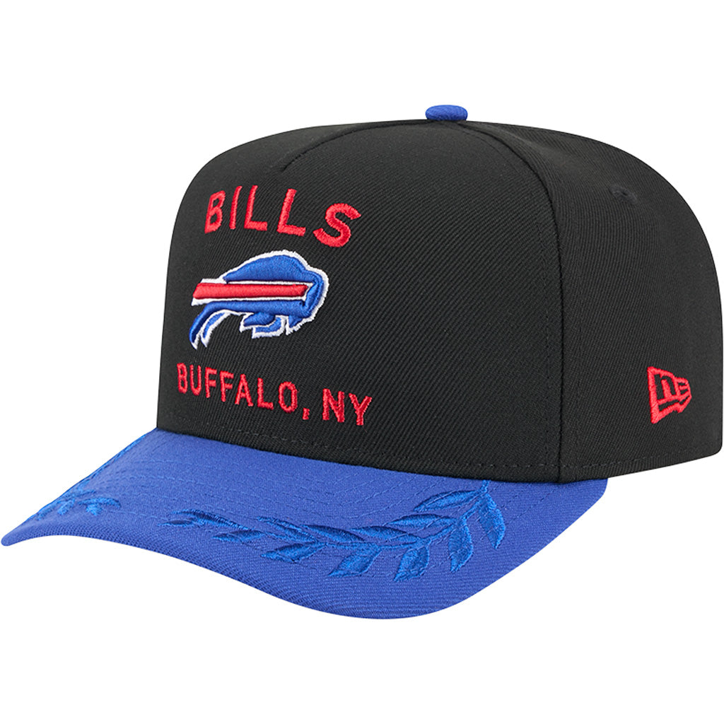 NFL Buffalo Bills New Era 2025 Draft 9FIFTY A-Frame Hat - Black