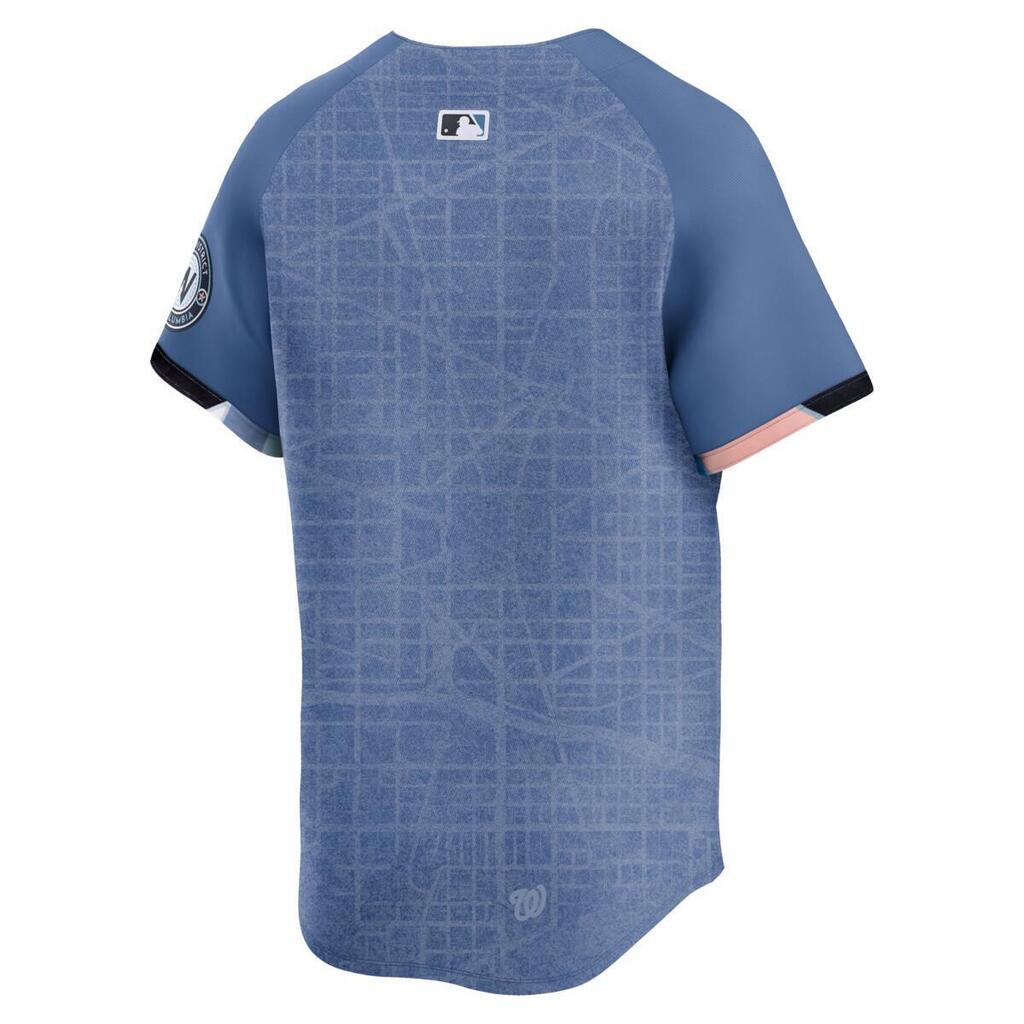 MLB Washington Nationals Nike 2025 City Connect Limited Jersey - Blue