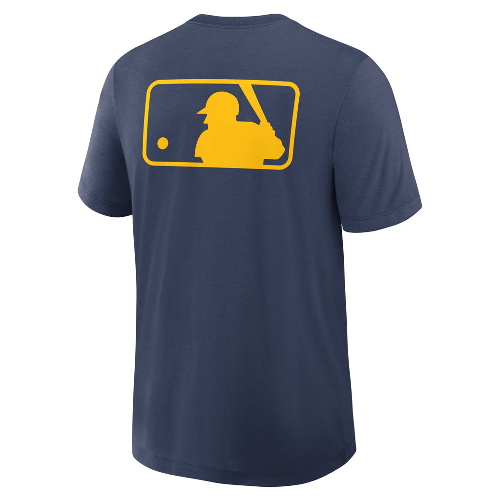 MLB Milwaukee Brewers Nike 2025 Early Work T-Shirt - Navy