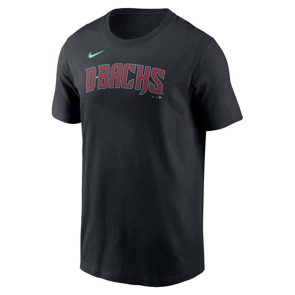 MLB Arizona Diamondbacks Nike FUSE Wordmark T-Shirt - Black